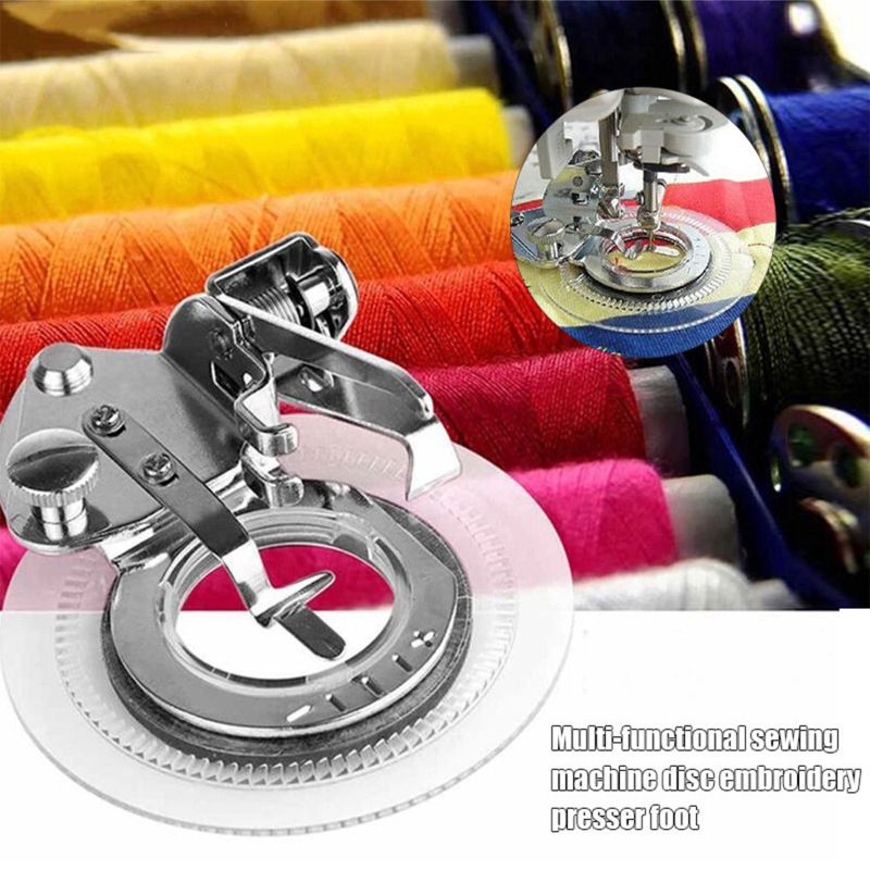Tool Parts Useful Fancy Flower Stitch Round Stitch Presser Foot Flower Embroidery Foot For Domestic Sewing Machine โ image 4