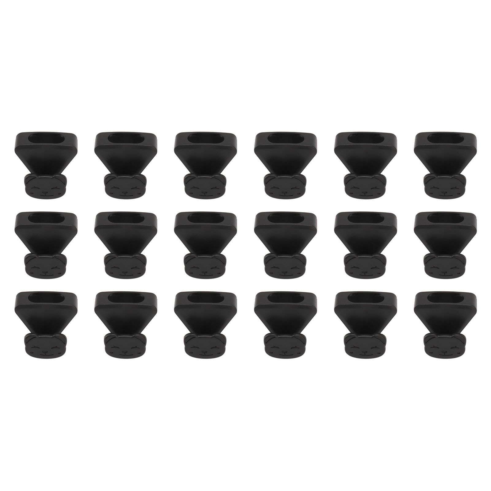 18 Pcs Clothes Hanger Connector Hook Space Saving Strong Bearing Hanger Extender for Closet Wardrobe Cartoon Style — image 3