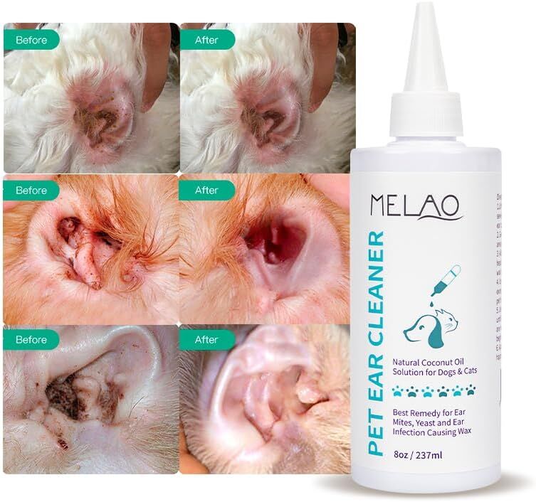 Pet products Ear Cleanser for Dogs and Cats – Gentle Daily Ear Wash – Long Nozzle for Deep Ear Cleaning – Removes Wax, Odor & Moisture — image 4