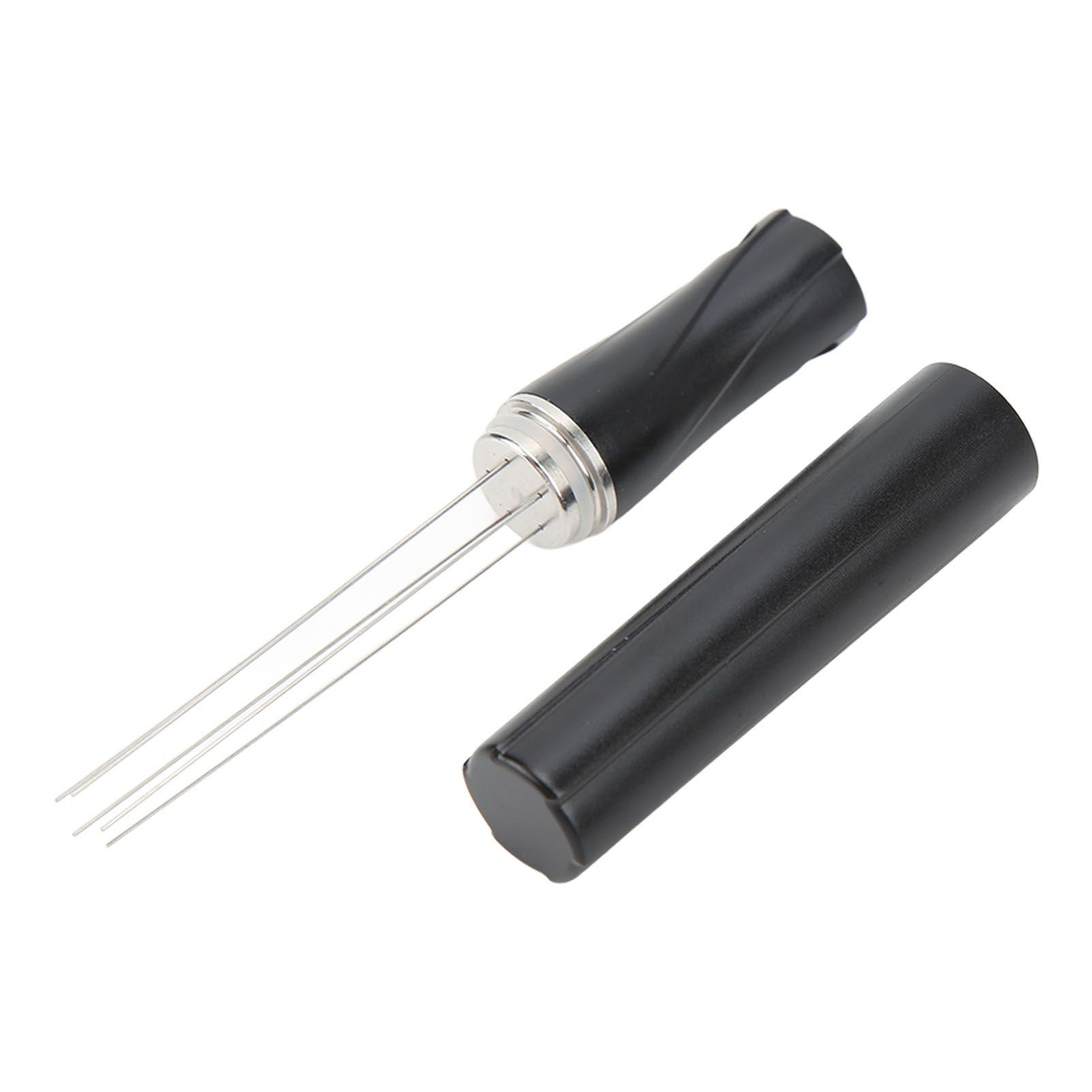 Coffee Powder Stirring Needle Professional 304 Stainless Steel Coffee Stirring Tool with Cover for Coffee Distribution Black โ image 3