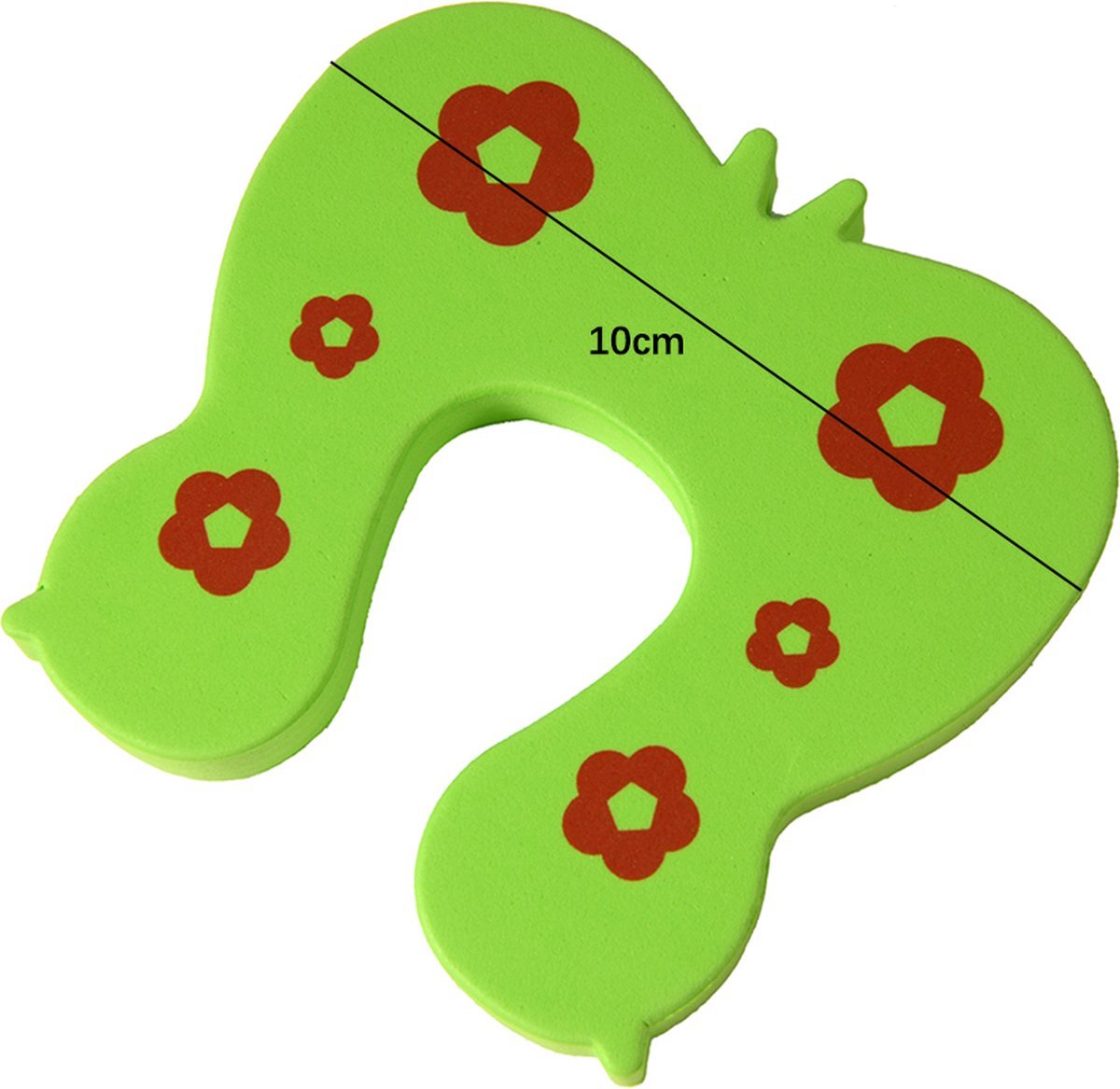 Animal Door Stoppers I Baby and Child Door Protectors I Door Protection I Foam / Foam I Animal Door Stopper I 2 Pieces I Orange + Yellow — image 4