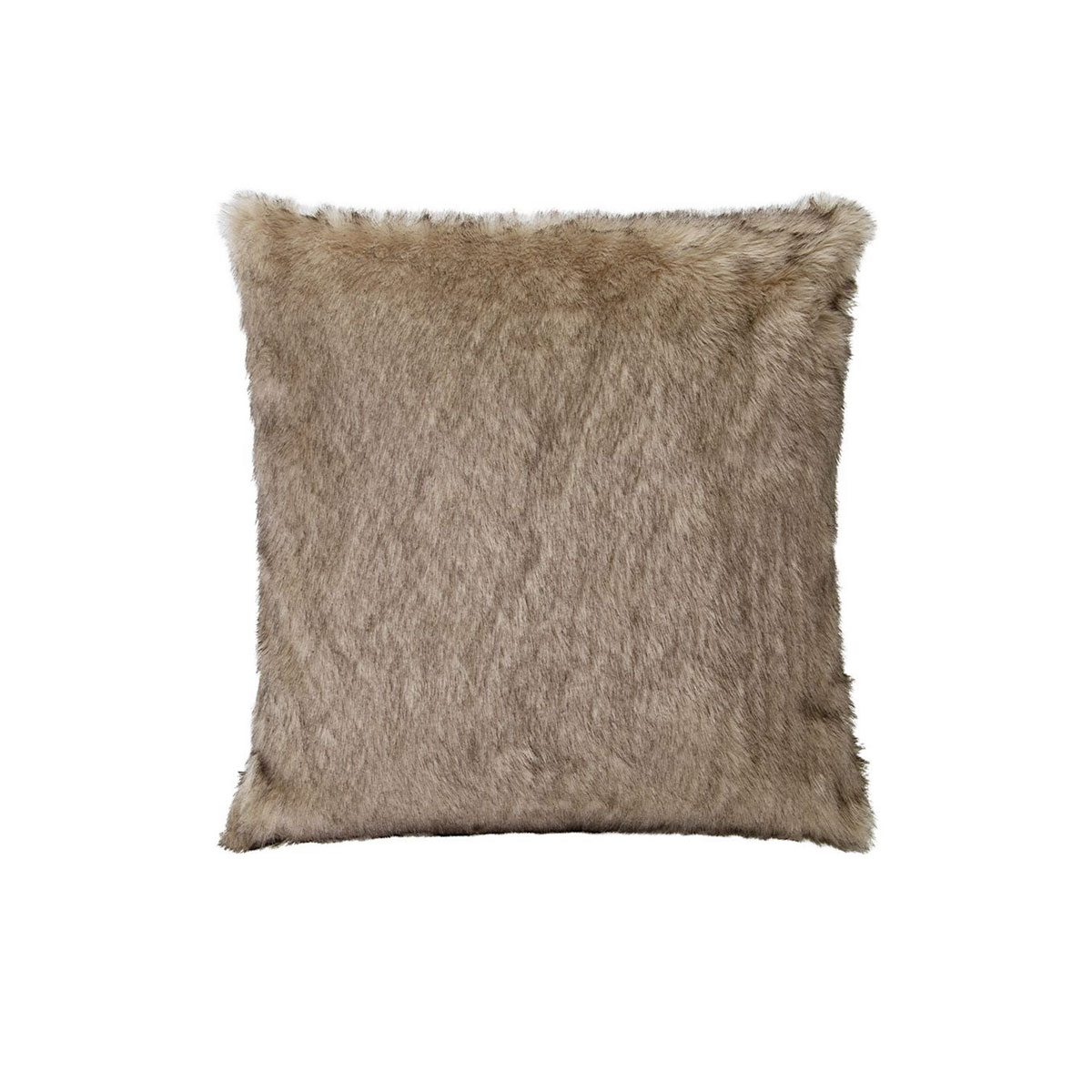 J Elliot Home Brown Fox Luxury Faux Fur Filled Cushion 50 × 50cm