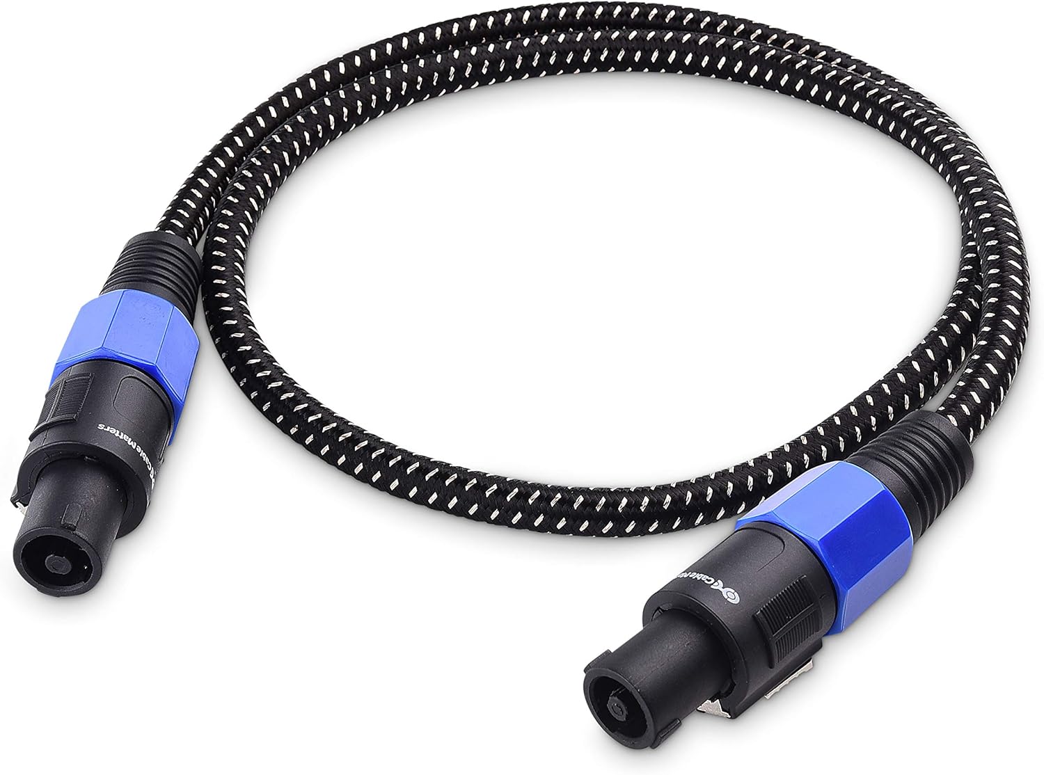 Premium Braided 12AWG Speaker Cable 3 ft Compatible with Speakon NL4FC Port โ image 2