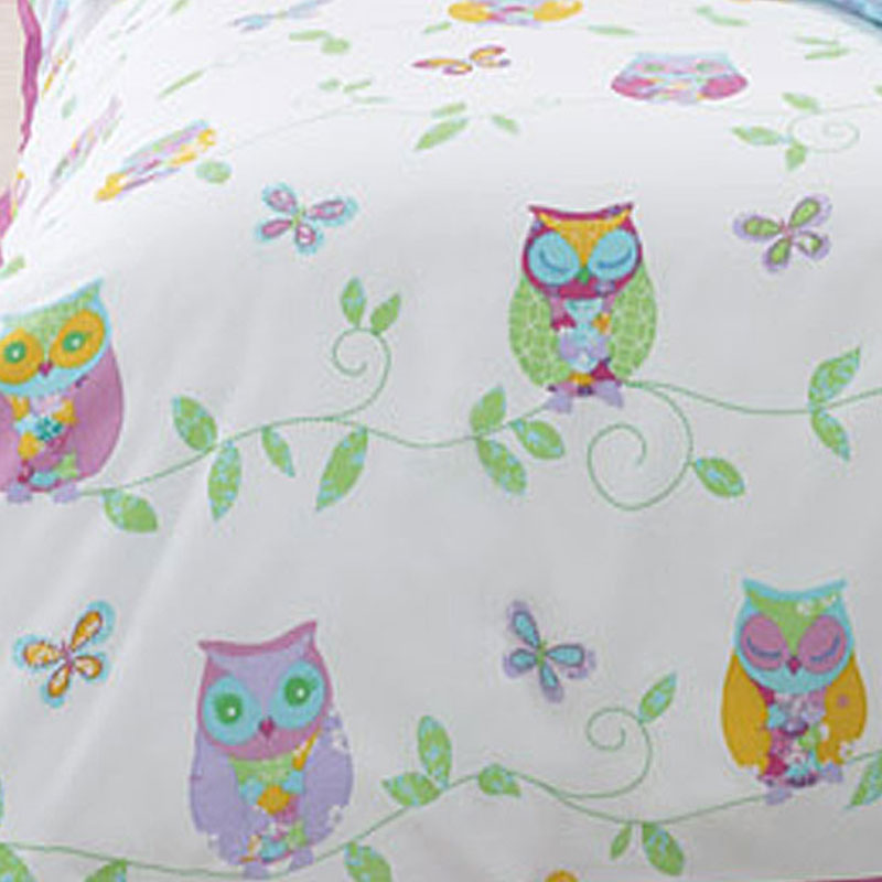 Jiggle & Giggle Owl Song Quilt Cover Set Double — image 3