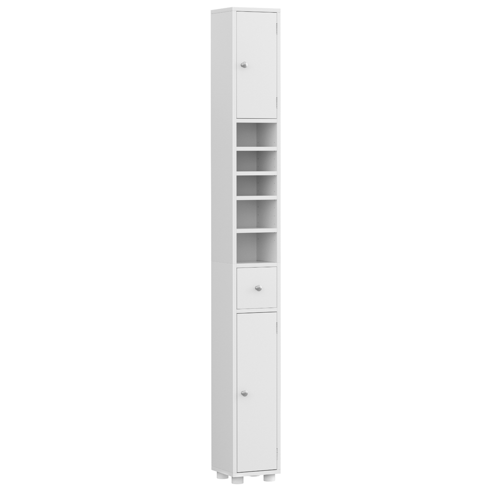 Artiss Bathroom Storage Cabinet 180cm Tall Slim Floor Cupboard Toilet Narrow Linen Tower — image 3