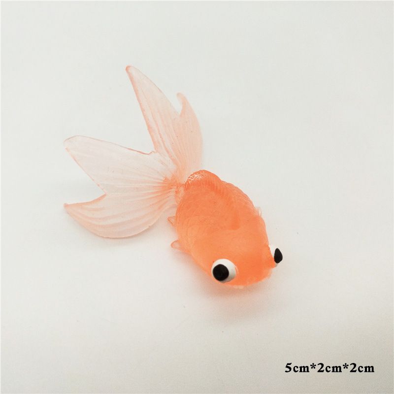 5 pcs Fake Floating Fishes Plastic Fake Goldfish Artificial Aquarium Fishes Colorful Realistic Artificial Moving Fish Ornament โ image 5