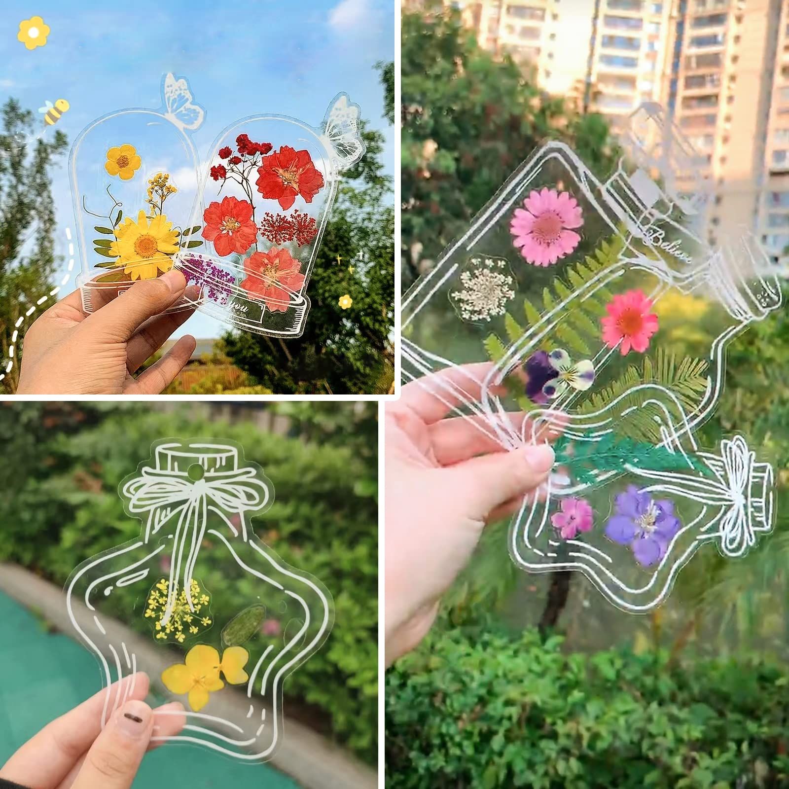 Clear DIY Bookmarks for Dried Flowers — image 4