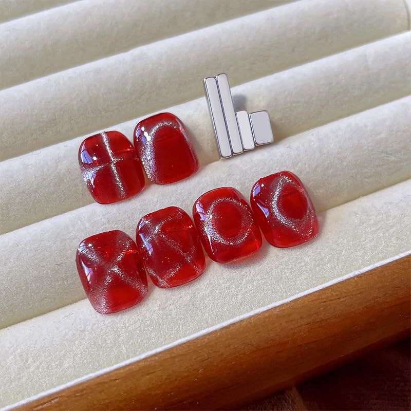 4Pc/set Mini Various Nail Art Magnetic Cat Eye Design Magnet Wand Gel Nail Polish Magic Manicure DIY โ image 5