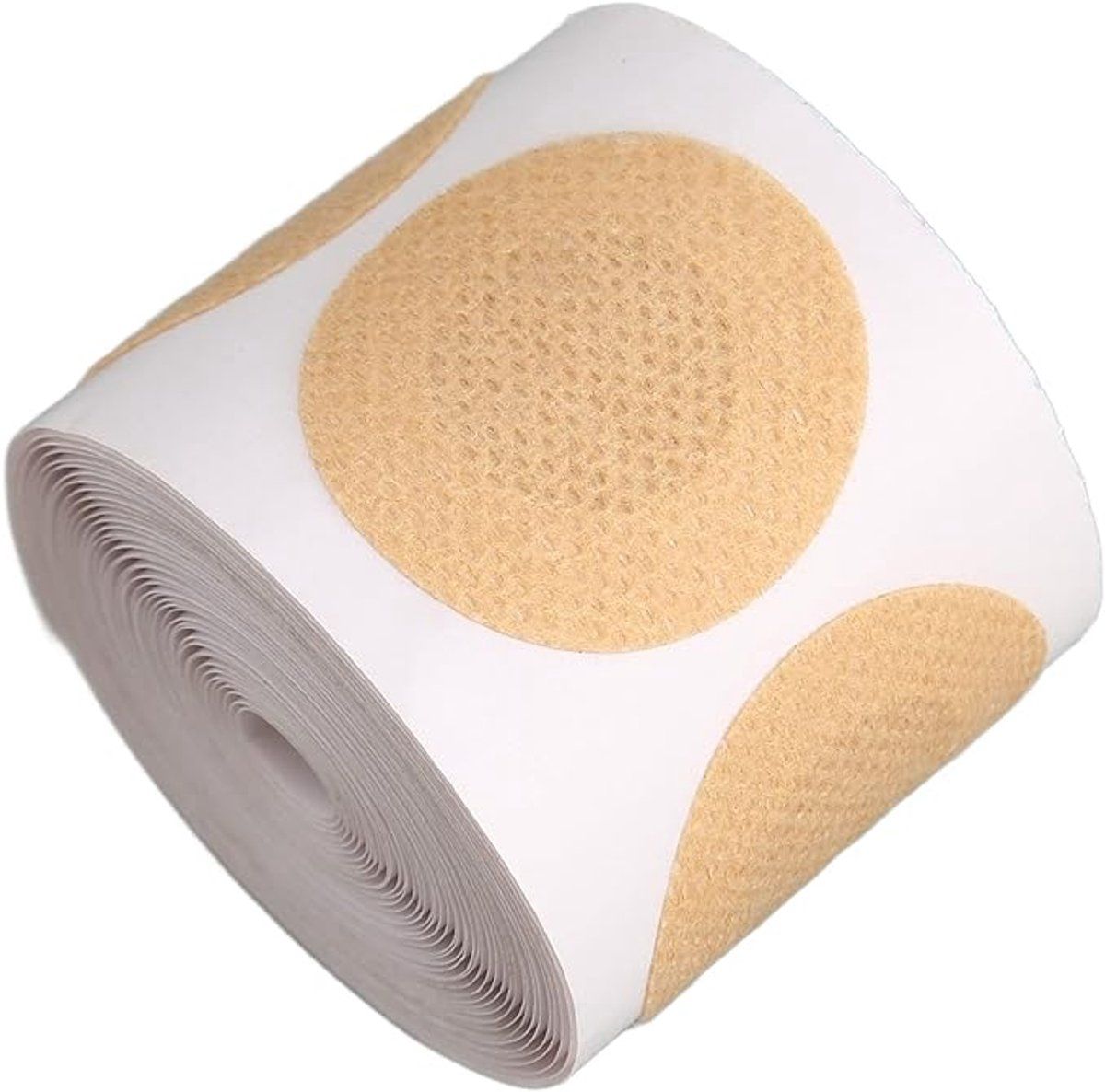 Mens Nipple Covers Tape Roll, 50 Self Adhesive Anti Chafing Pads, Sweat Resistant Soft Breathable Nonwoven, Skin Tone, 4.5 cm โ image 3