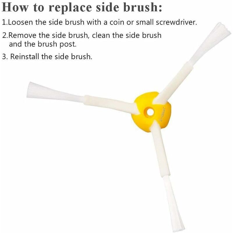 Replacement Side Brushes Accessory Kit For Irobot ROomba Series 500,600,700 I-RObot ROomba Side Brushes Kit For ROomba โ image 3