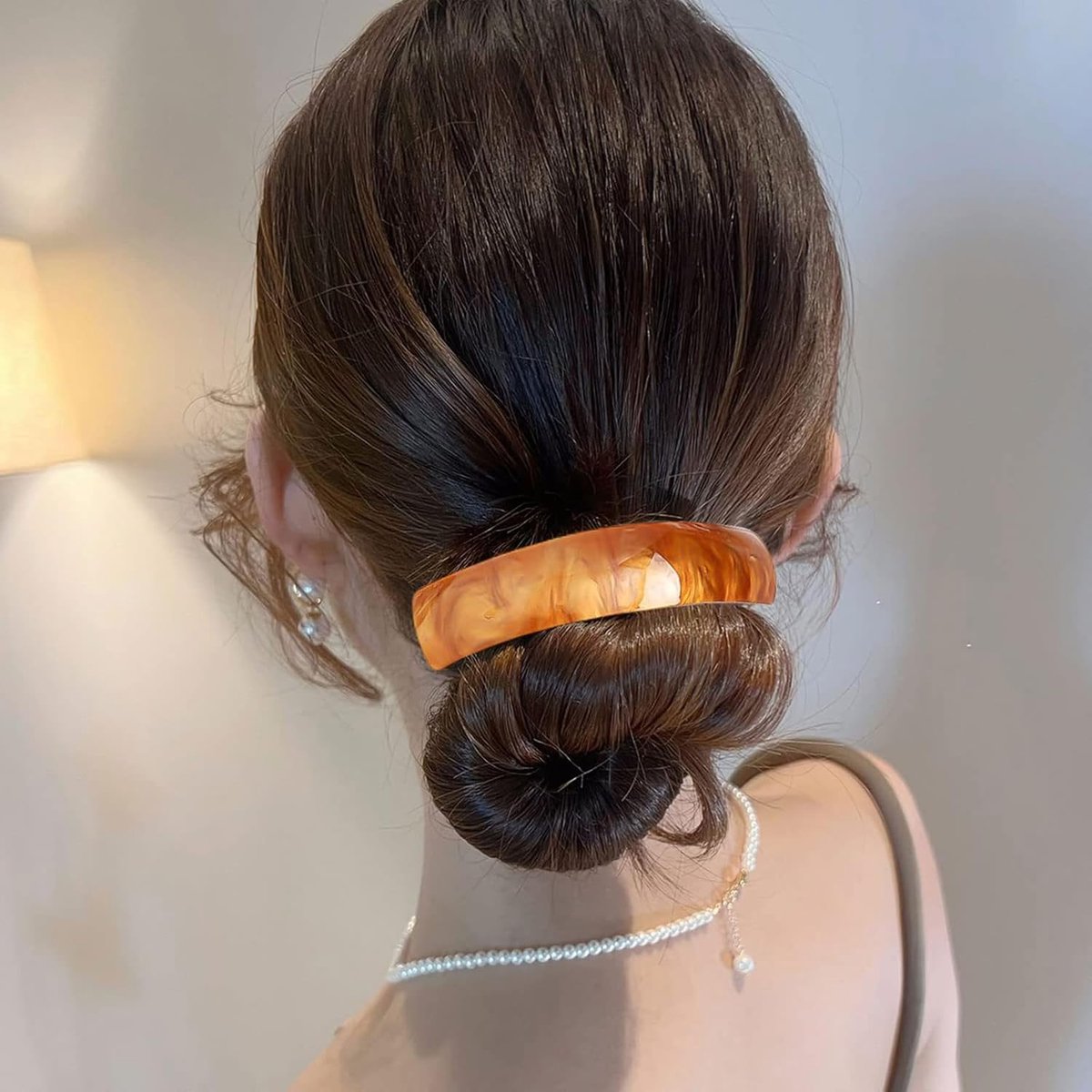 6 pieces - hair clips for women - hair clip - French vintage hair clips - retro hair clip - hair accessories - with snap fasteners - for fine and medium-thick — image 2