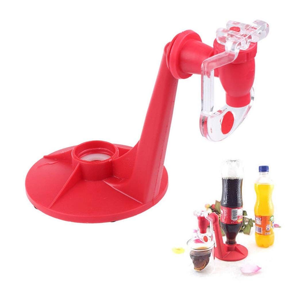 2 Liter Beverage Dispenser, Drink Dispenser for Carbonated Drinks, Coke Soda Drink Dispenser Bottle Upside Down Drinking