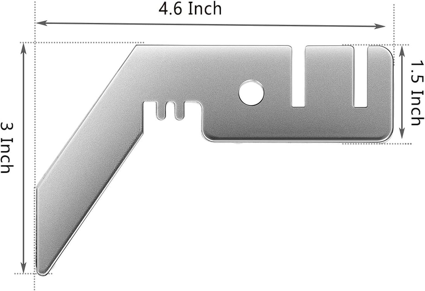 8PCS 3inch Double Crossbar Hanger Backdrop Valance for Pipe and Drape Stand — image 2