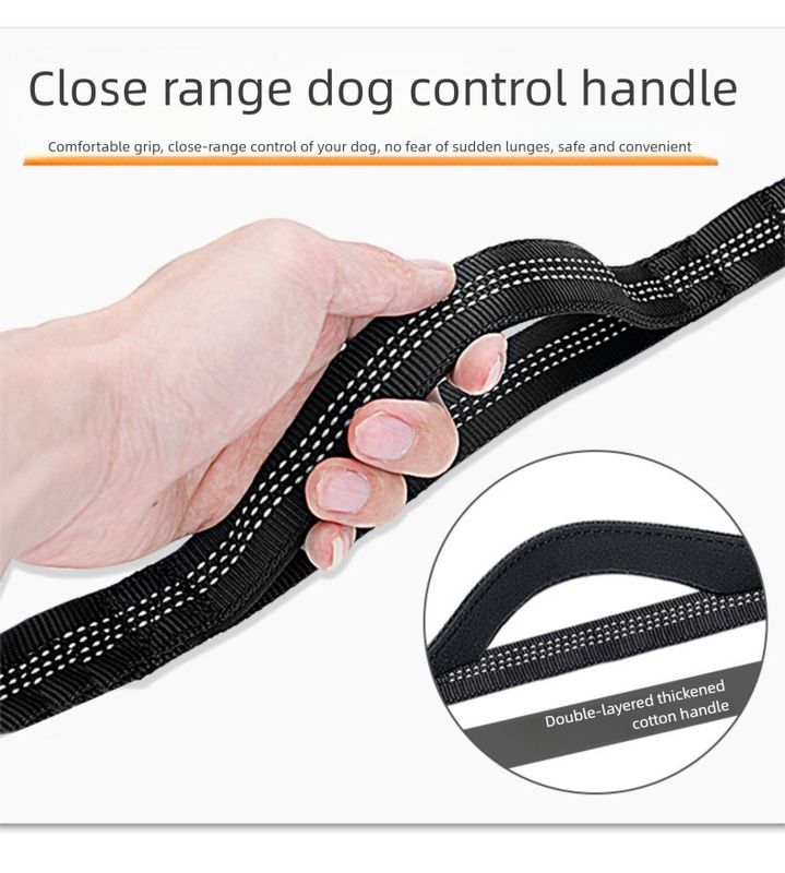 Blue Shock-Absorbing Running & Dog Walking Belt – Integrated Waist Pack with Retractable Traction Rope and Ergonomic Support — image 6