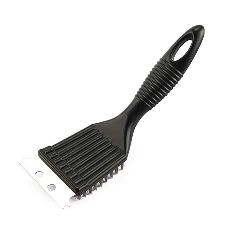 Grill Brush and Scraper Stainless Steel Wire Grill Brush Extra Strong BBQ Cleaner Accessories Heavy Duty Barbecue (8 Inch)
