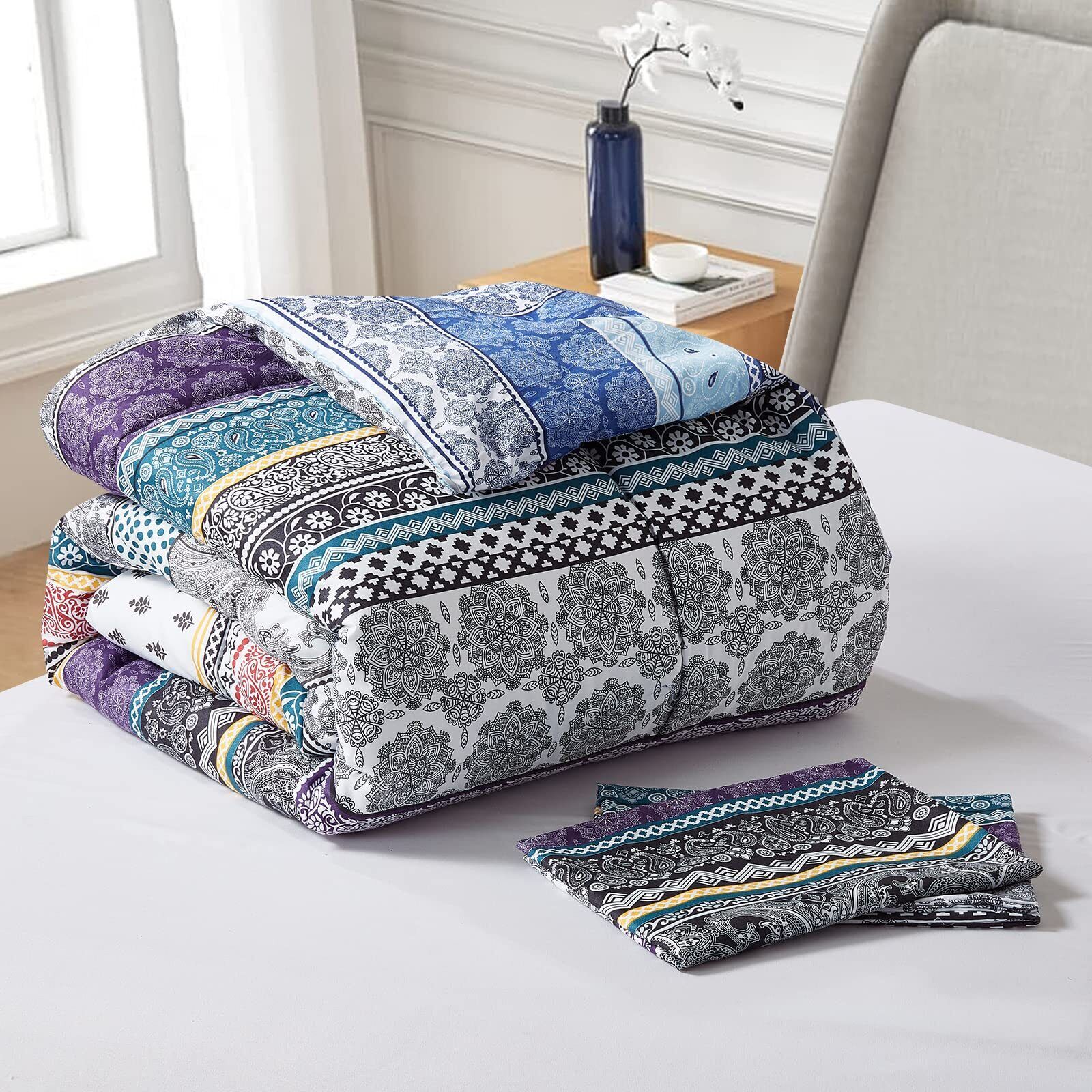 Whimsical Winter Frosty Elegant 3 Pc Comforter & Pillow Cover Set โ image 4