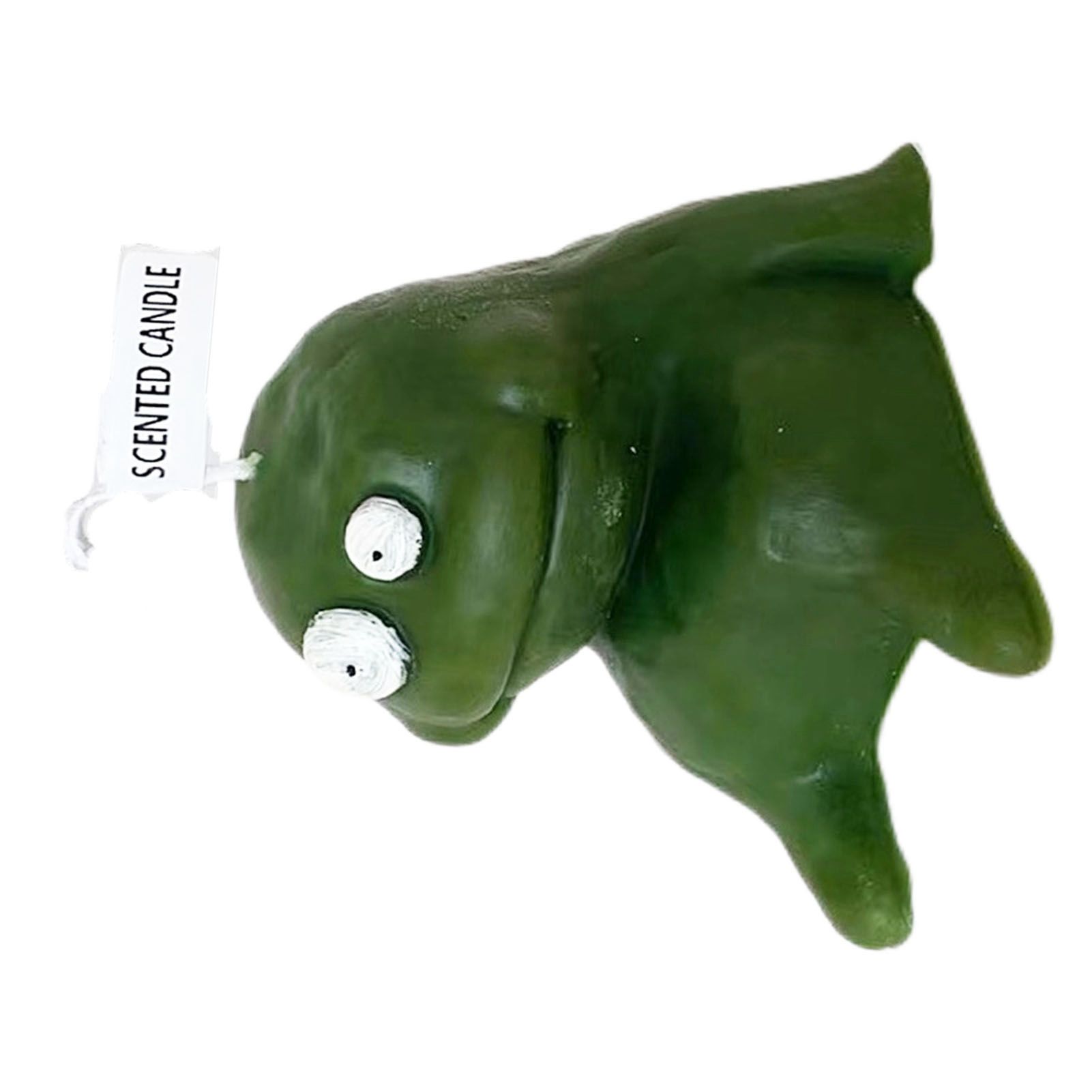 Clay Man Shaped Candle Cartoon Fragrant Candles Funny Ugly Cute Candle Souvenirs Fat Green — image 2