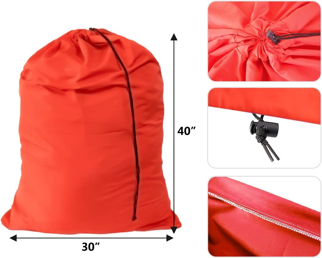 Pop Up Hampers 3 Pack with Extra Large Laundry Bags 6 Pack, Varied Colors Travel Laundry Bags 30"x40", Foldable Mesh Laundry Basket, for college dorm and — image 6