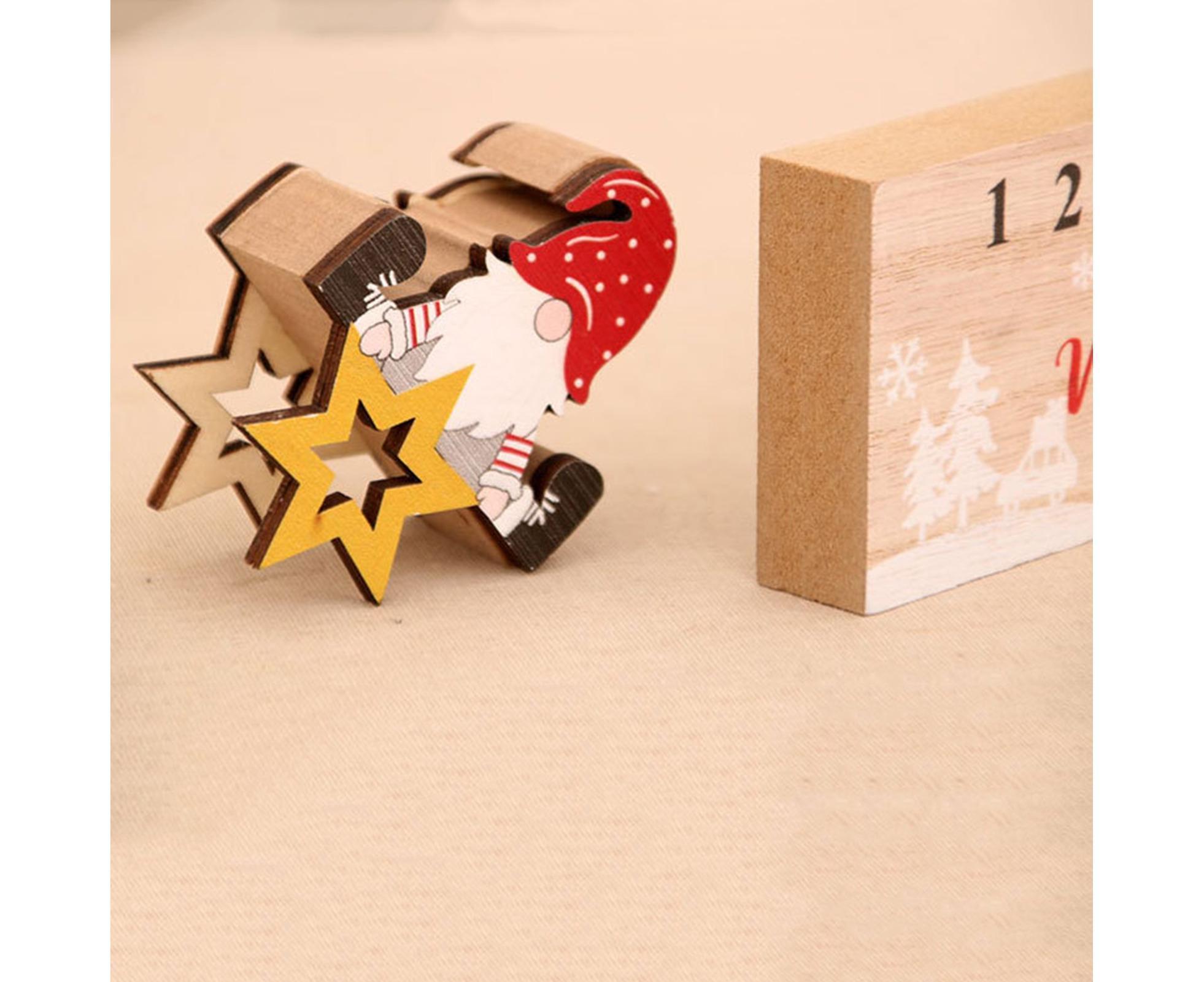 Xmas Wooden Calendar Count Down-A — image 4