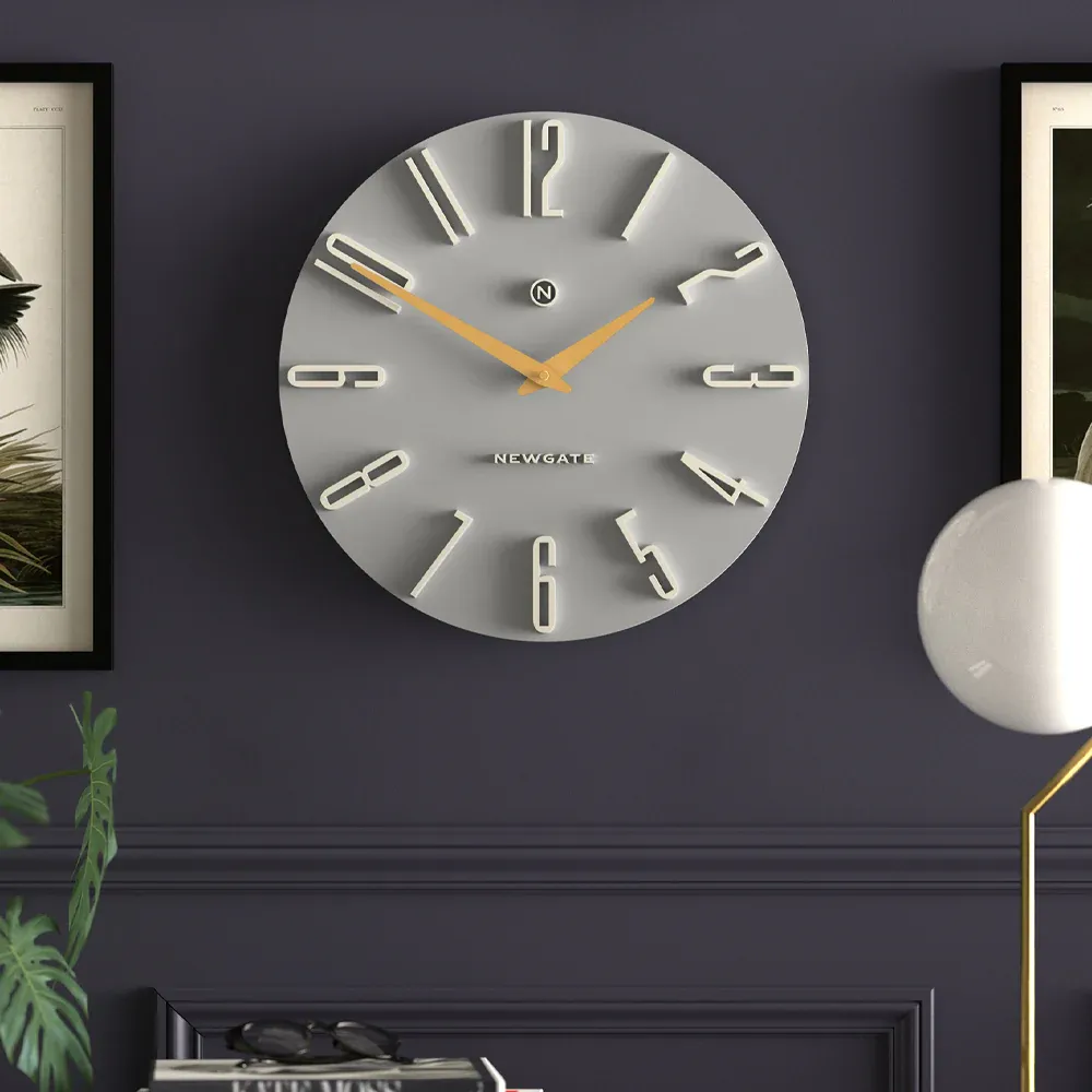 Newgate Empire State Wall Clock-Grey — image 2