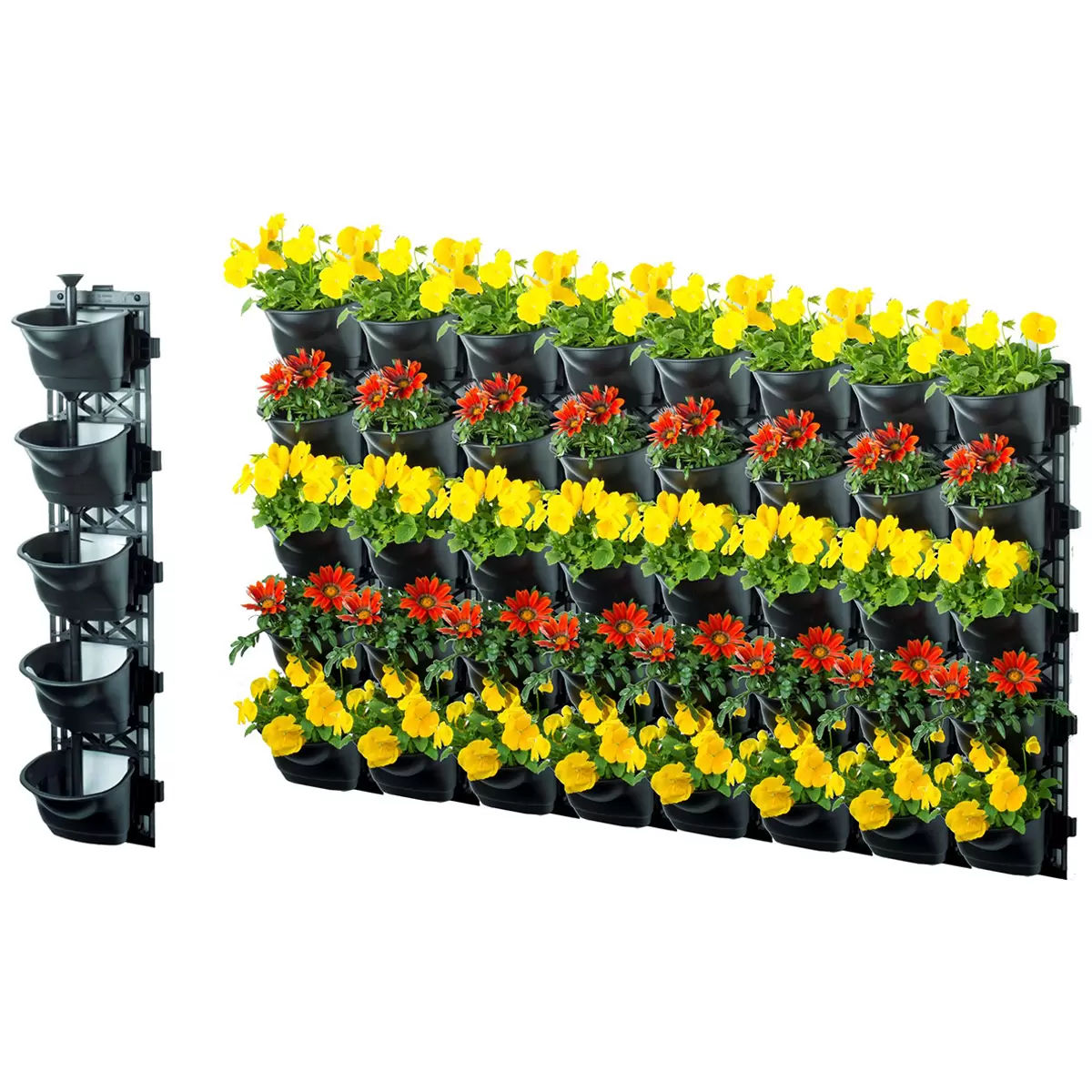 Quint vertical garden with 8 frames and 40 pots — image 3