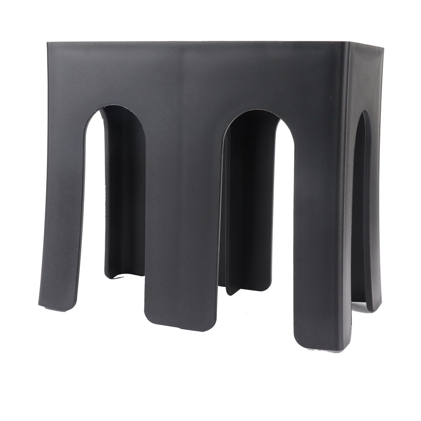 Cup and Lid Holder Plastic Straight 2 Compartments Black Paper Cup Holder Organizer for Disposable Cup Tea Shop — image 5