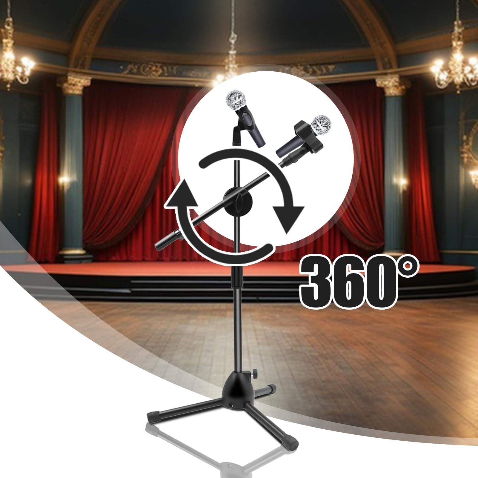 Thickened Metal Recording Mic Stand — image 2