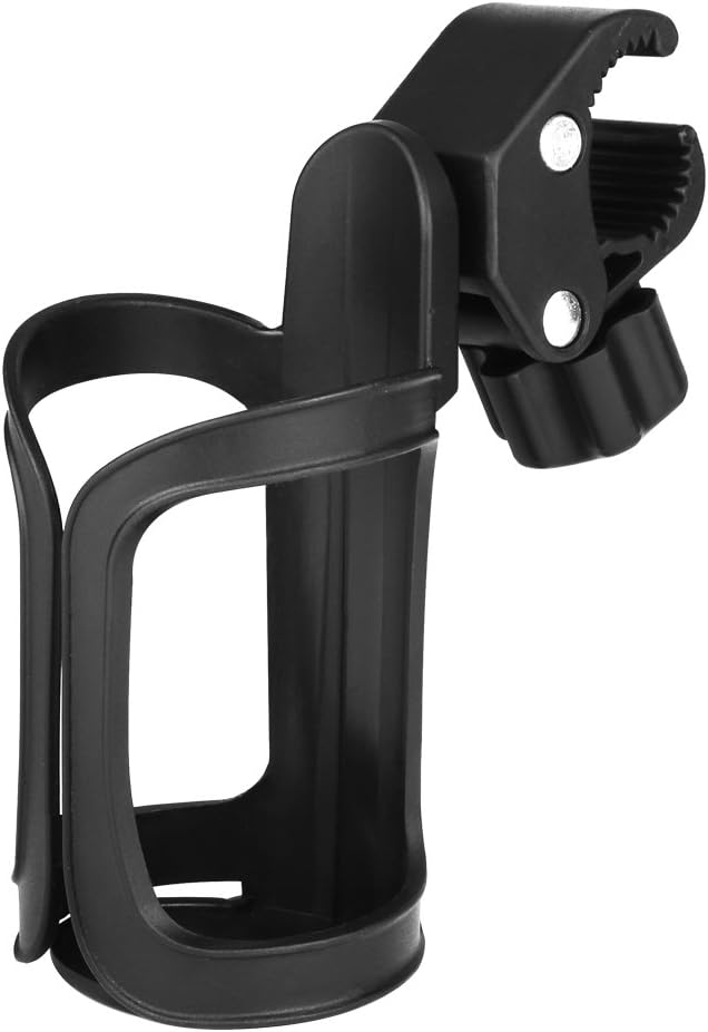 Bike Cup Holder, Bike Water Bottle Holders, Universal 360 Degrees Rotation Cup Holder for Bicycle, Stroller, Scooter, Walker, Wheelchair, Bike Bottle Holders