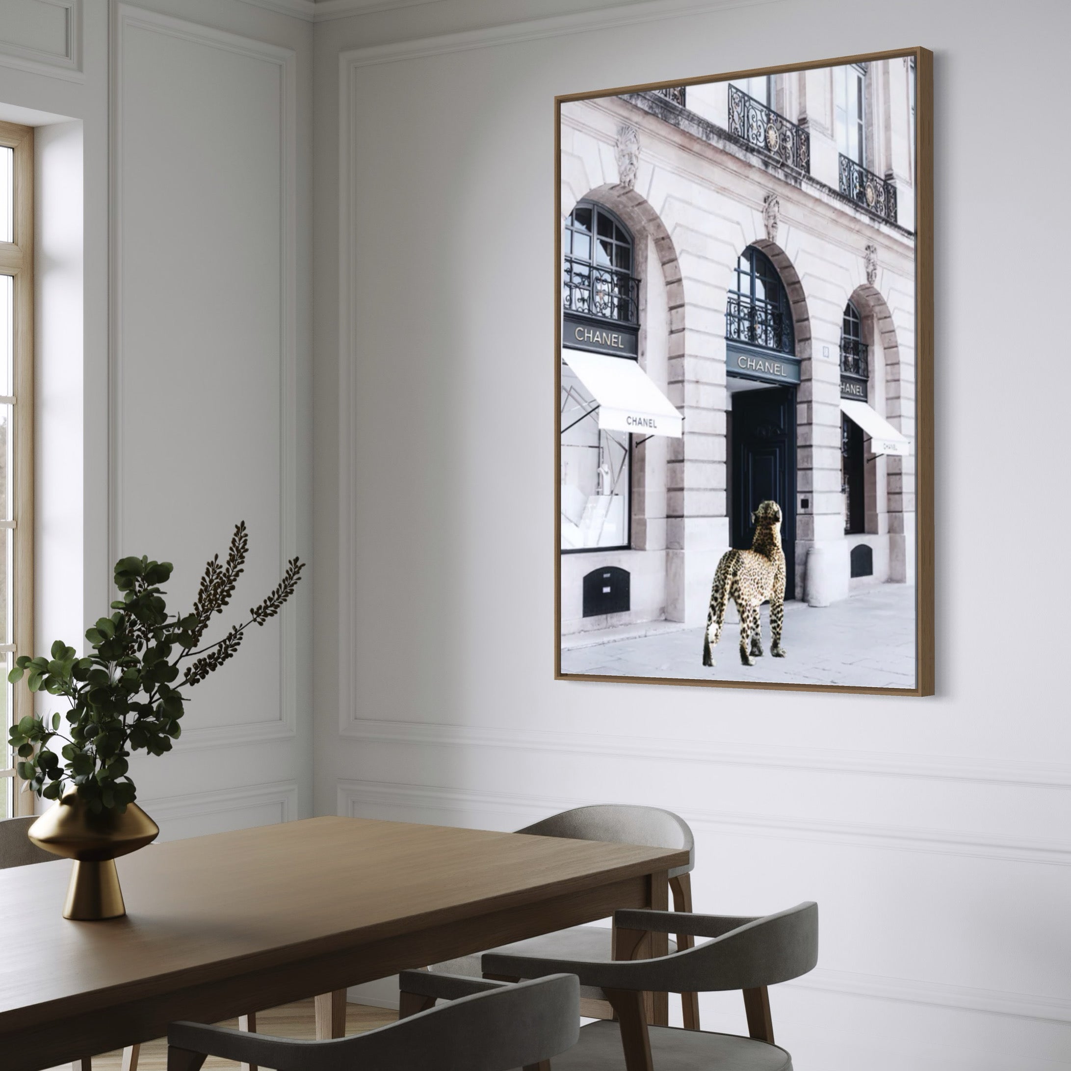 Interior Ave - Catwalk - 90cm x 60cm White Framed Artwork — image 3