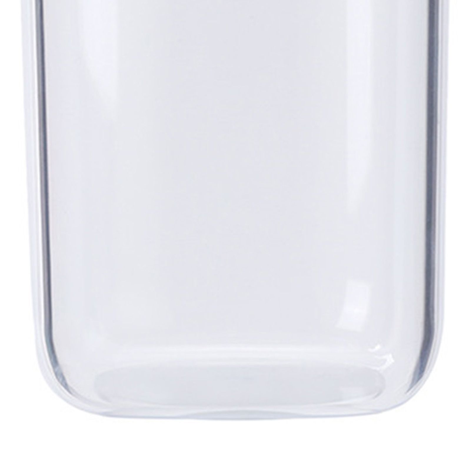 Bathroom Containers Multifunction Transparent Cotton Swabs Storage Canister with Lid for Home White Bear — image 4
