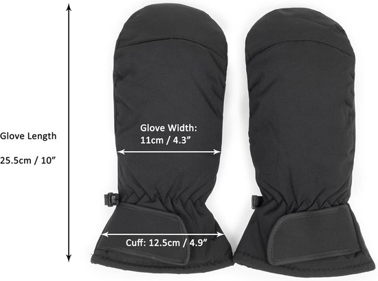 Gloves - Winter ski gloves for men and women - Non-slip - Thick - Warm - Waterproof - Suitable for cycling in cold weather - Sizes S/M — image 5