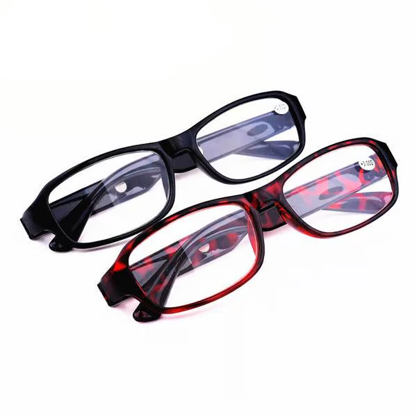 Reading Glasses +1.0 - +6.0 Strength Optical Lenses Glasses Eyewear Fashion New Black (400 degrees)