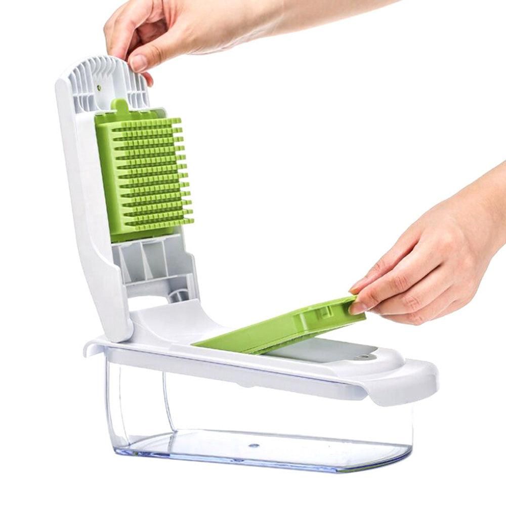 Vegetable Chopper with Container for Salad Prep Green โ image 6