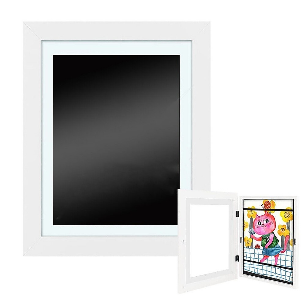 Kids Art Wood Frame Children Art Projects Display Hold 150 Pictures โ image 4