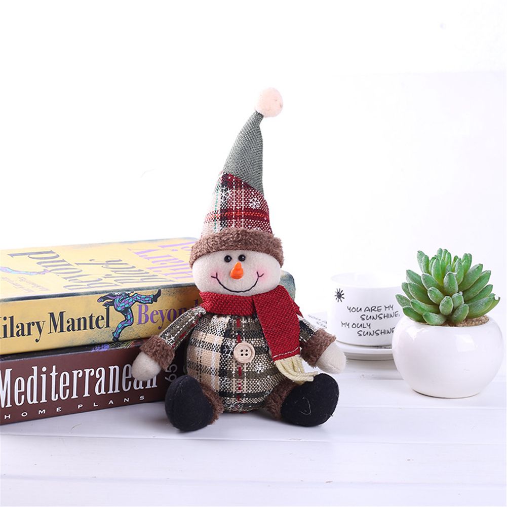 Fashion Cute Santa Snowman Deer Shaped Doll Christmas Tree Hanging Ornament โ image 5