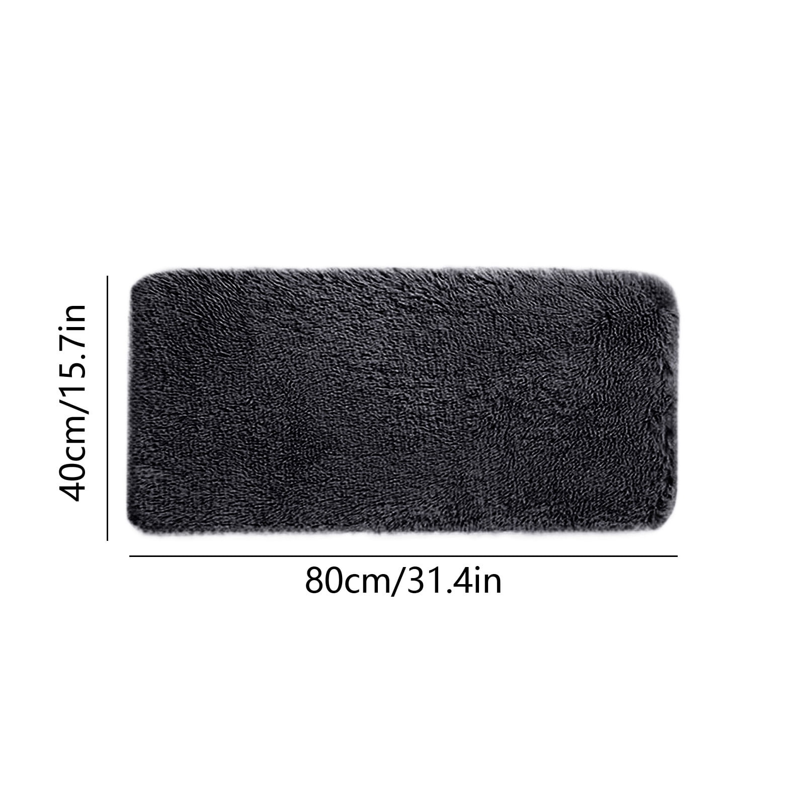 Soft Area Rug Fluffy Rugs for Living Room Bedroom Decor, Runner Rug for Hallway, Shag Furry Bedside Rug Indoor Accent Floor Carpet, 40*80cm Non-Slip Plush Rug — image 3