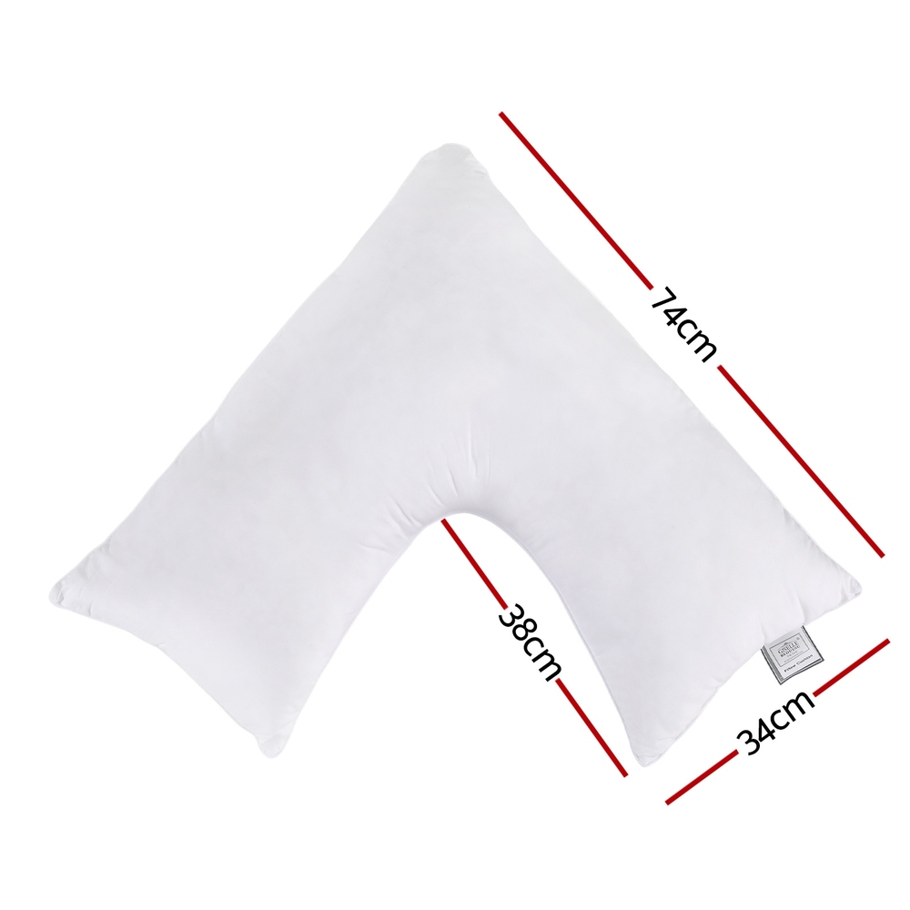 Giselle V Shape Pillow Boomerang Nursing Body Cushion — image 2