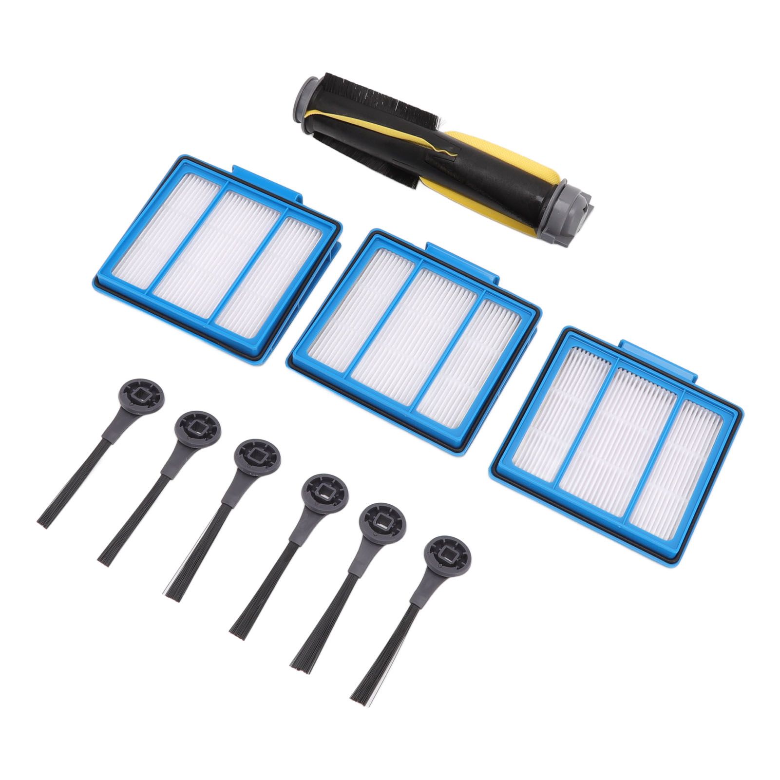 Sweeper Brush Filter Set ABS Housing High Efficiency Particulate Air Filter with 6PCS Side Brush for Shark IQ RV101 โ image 5
