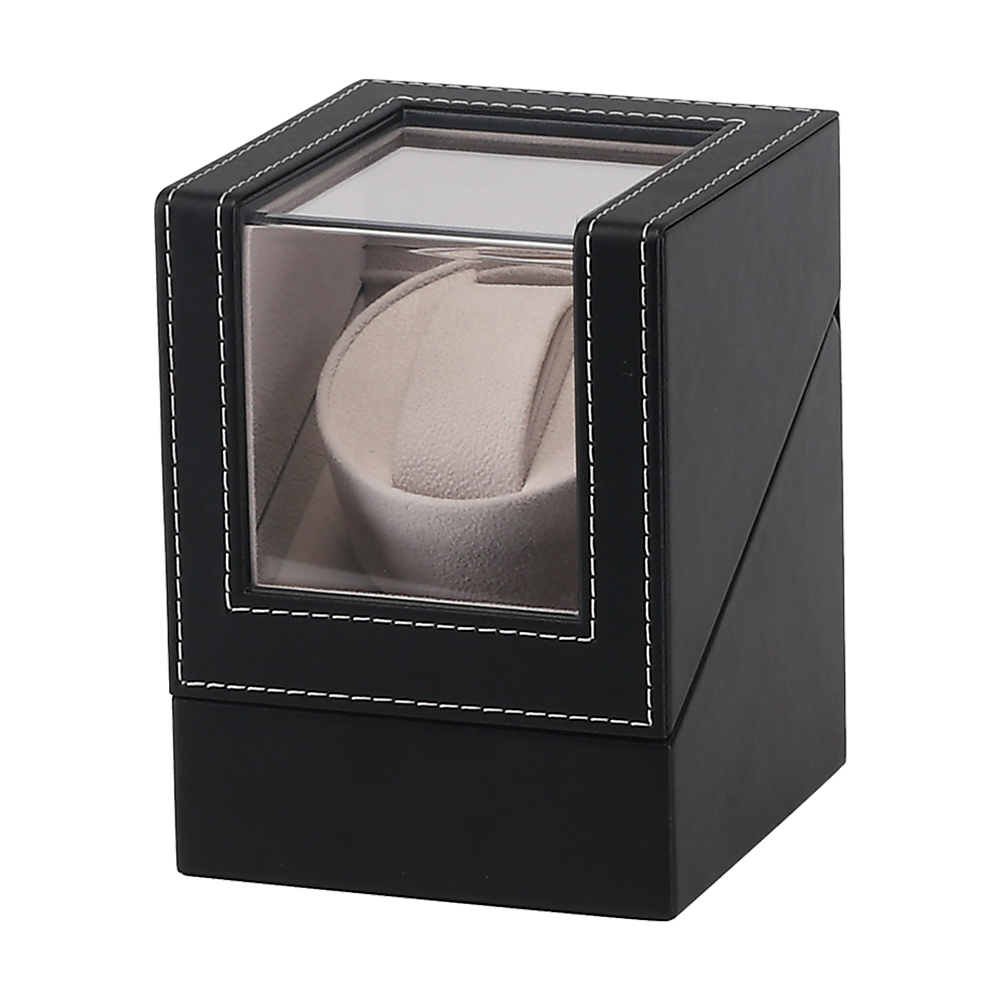 Automatic Watch Winder Display Box Case Motor Rotation Storage PU Leather — image 4