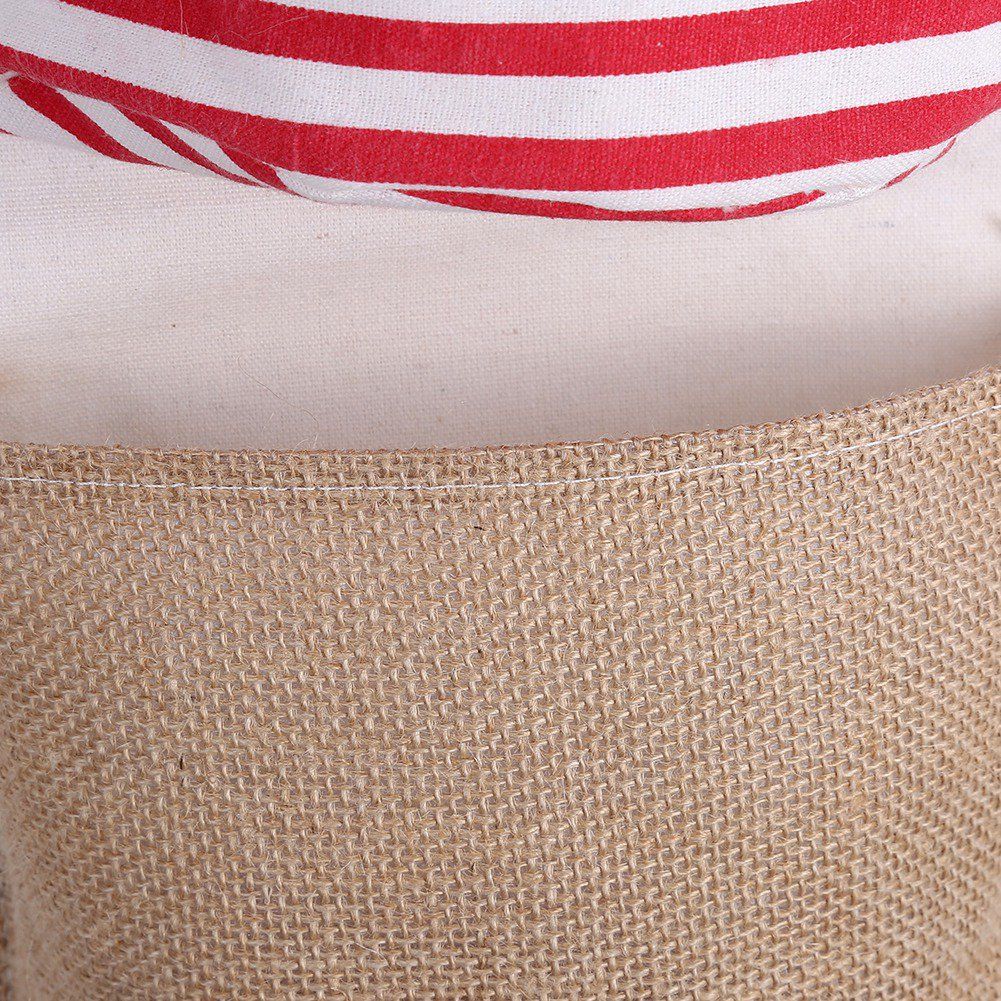3Layer Linen Storage Bag Wardrobe Hanging Bag Wall Pouch Toys — image 3