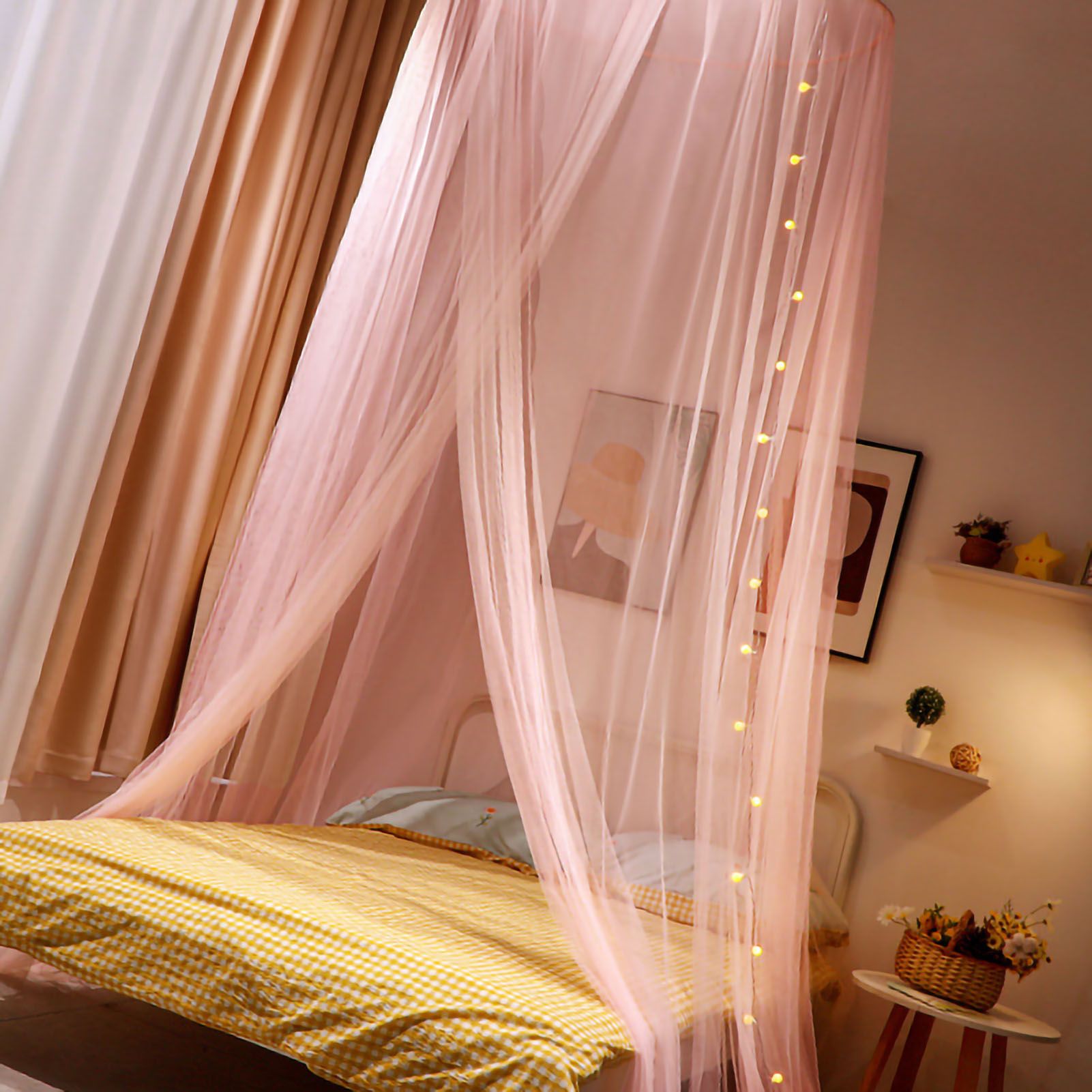 Mosquito Repelling Net Hanging Princess Canopy Insect Protection Room Decoration Hideaway Tent for Bed Kids Type 4 — image 5