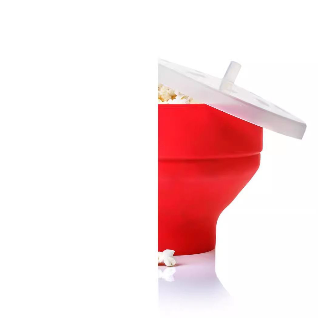 Microwave Popcorn Popper with a lid and convenient built-in handles, Silicone Popcorn Maker, Collapsible Bowl & Dishwasher Safe โ image 3