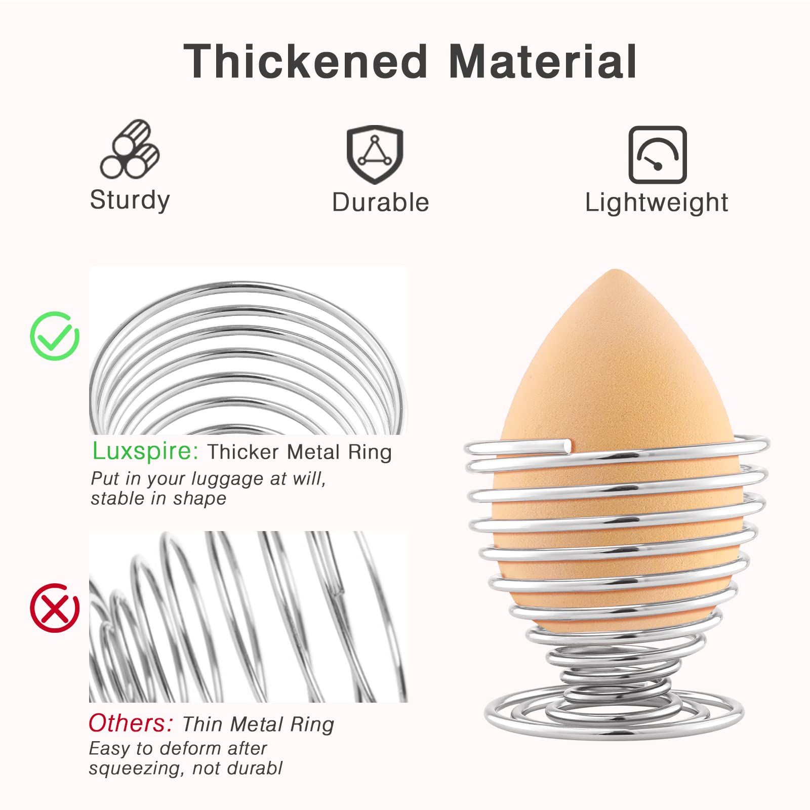 Sponge Blender Holder, Sponge Makeup Blender Holder, Makeup Powder Puff Sponge Holder Beauty Tool Dryer Drying Rack — image 5
