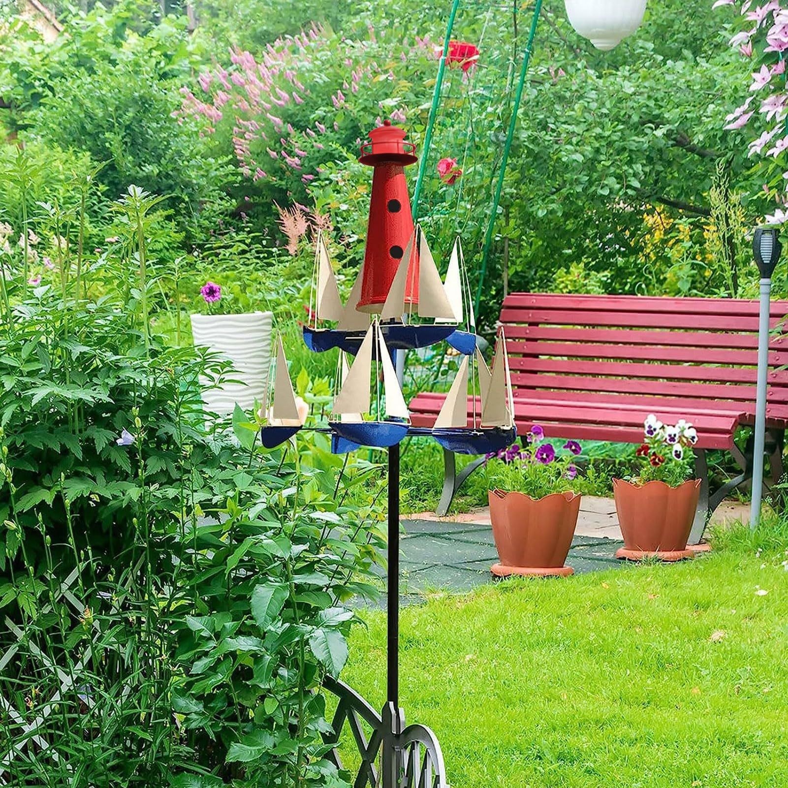 Wind Spinners for Outdoor Yard and Garden, Wind Catchers Spinner for Outdoor Yard Patio Lawn Garden Decorations — image 4