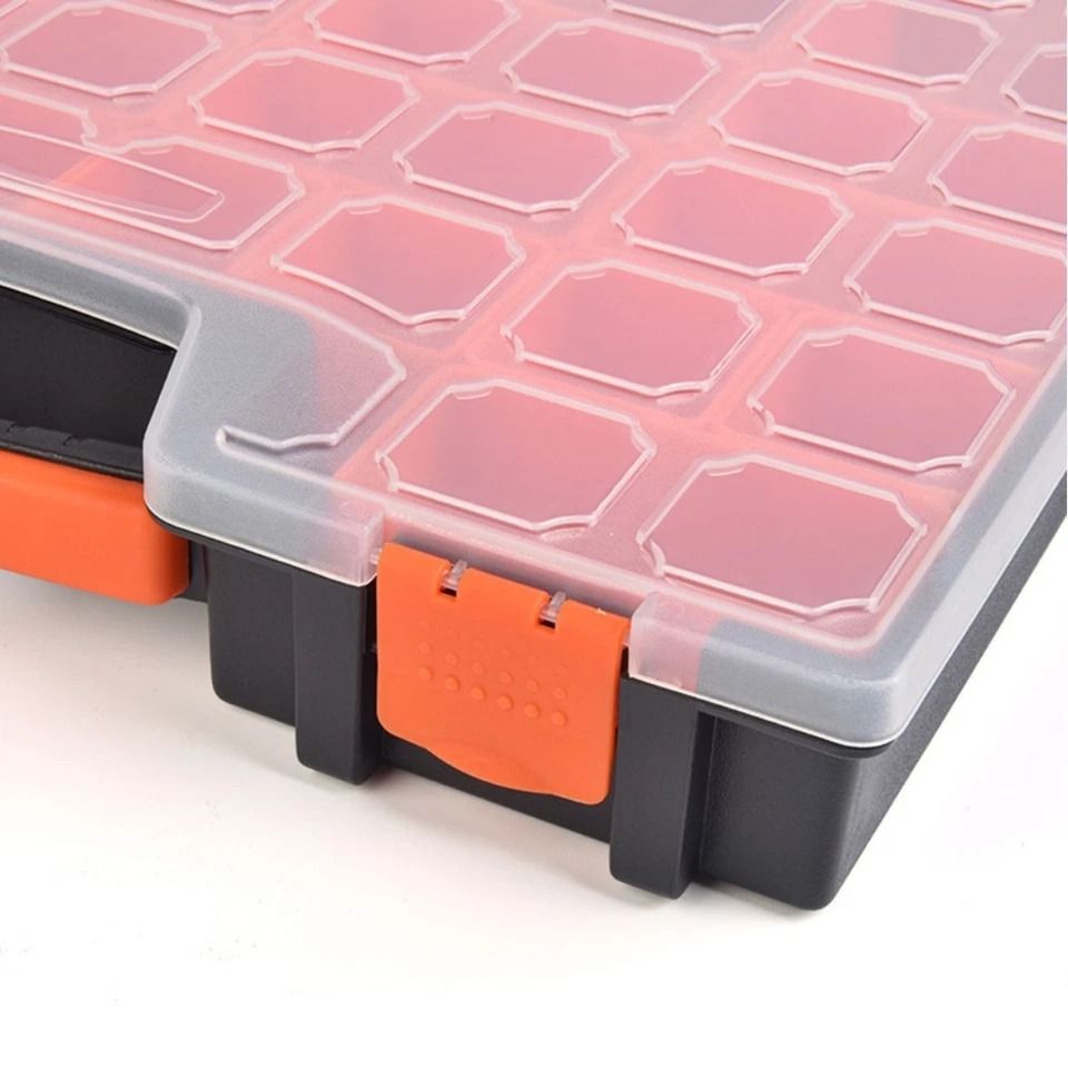3PC SET 14 +15+22 Compartments Storage Organizer Tool Box Plastic Bin Screw Case — image 3
