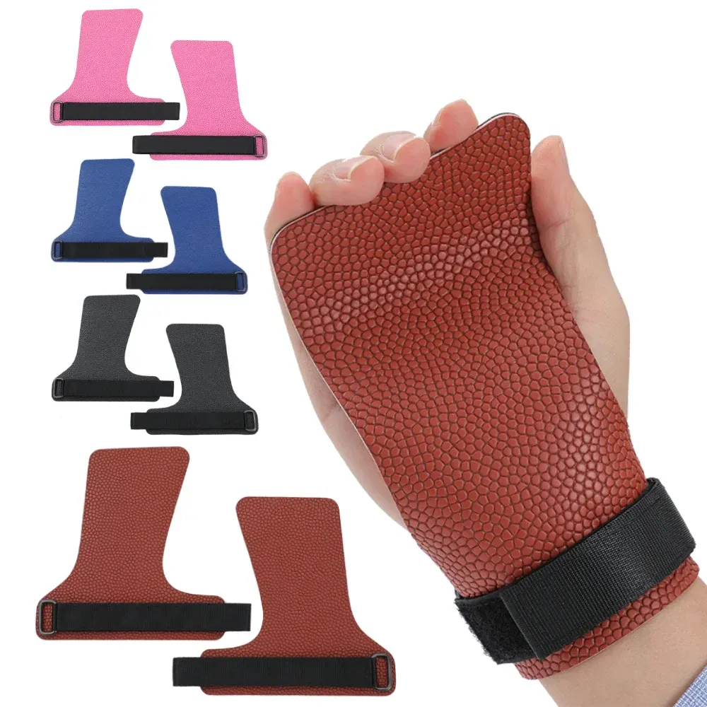 Basketball Hand Grips for Pull-ups Cross Training Gymnastics Weightlifting Palm Protector - Black XL β image 2