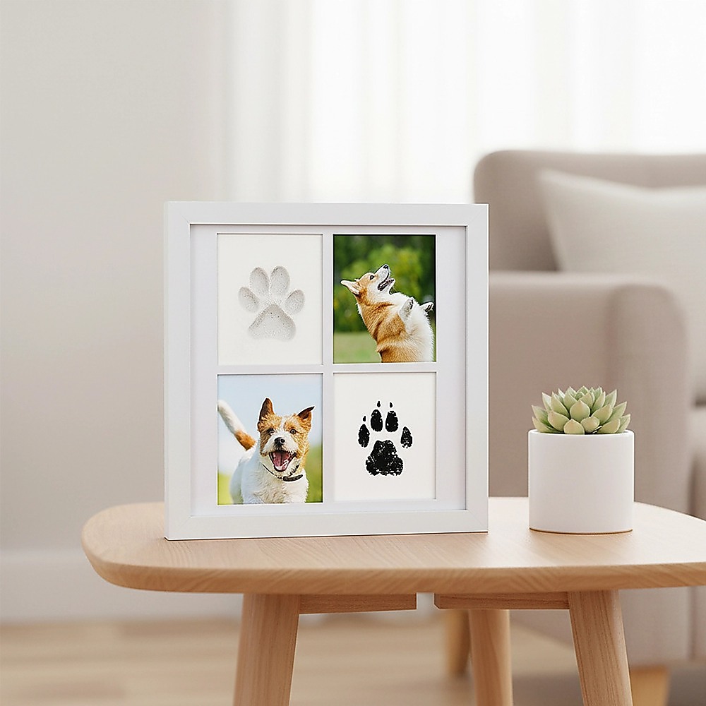 Pet Paw Print Kit DIY Photo Frame for Dogs & Cats Keepsake โ image 2