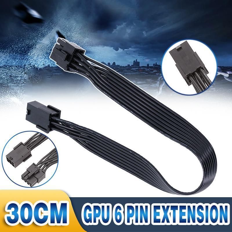 8 PIN Male to 6 PIN Female PCIE Extension Cable Converter for GPU Video Card