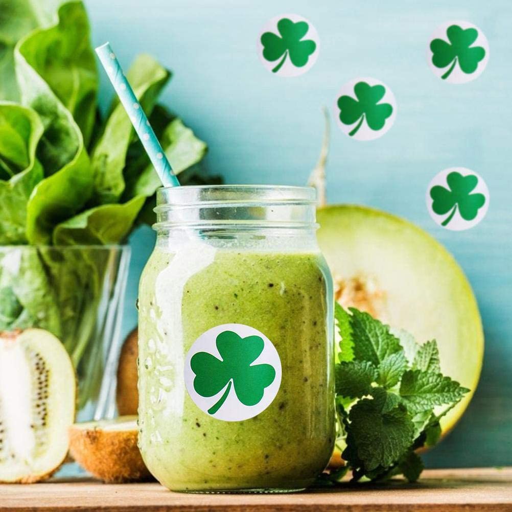 St. Patrick's Day Stickers Shamrock Roll Stickers Self Adhesive Label Craft Decoration Shamrock Labels — image 4
