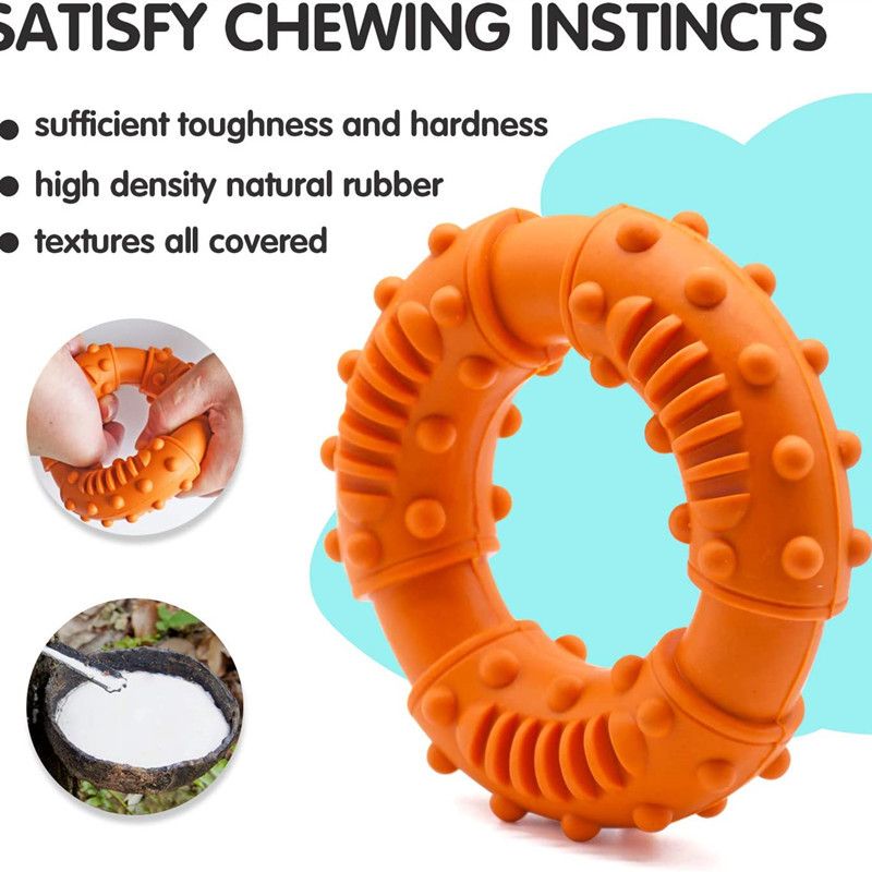 Dog Toys for Aggressive Chewers Large Breed, Non-Toxic Natural Rubber Long-Lasting Indestructible Dog Toys, Durable Puppy Chew Toy — image 3